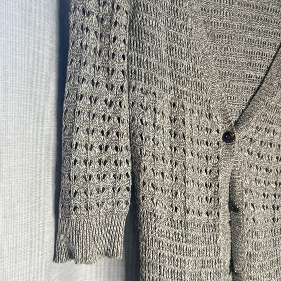 DKNY JEANS 3/4 SLEEVE KNIT CARDIGAN (M) - Picture 3 of 6